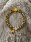 Digital Detox Mindfulness Bracelet – Crystal Bead Wellness Jewelry for Focus, Calm & Emotional Balance