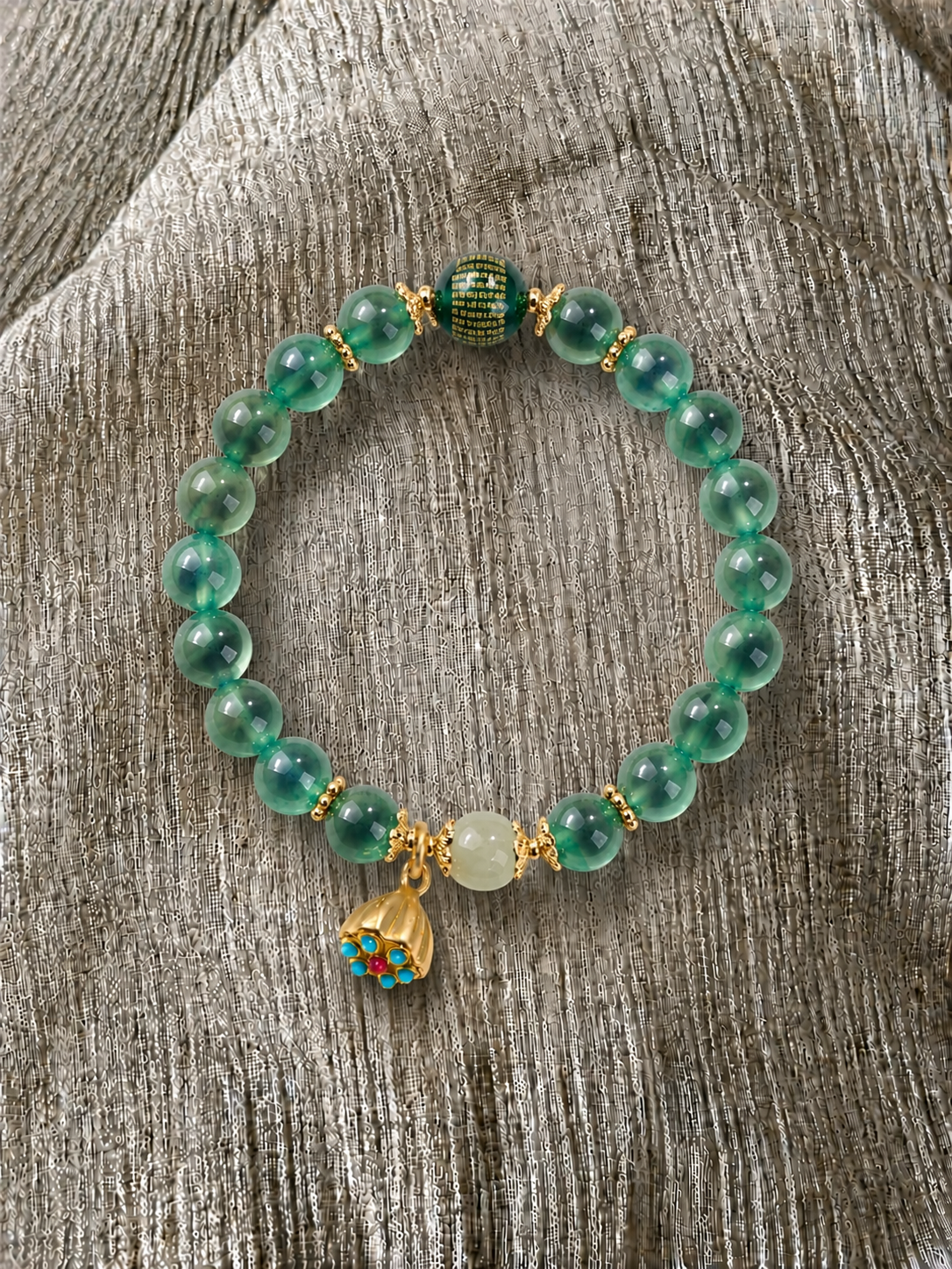 Digital Detox Mindfulness Bracelet – Crystal Bead Wellness Jewelry for Focus, Calm & Emotional Balance