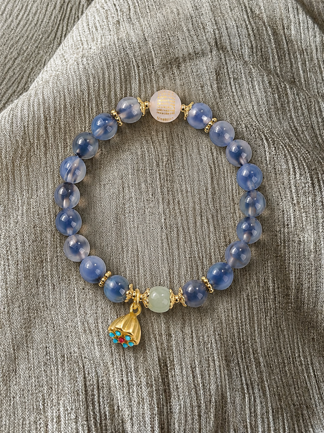 Digital Detox Mindfulness Bracelet – Crystal Bead Wellness Jewelry for Focus, Calm & Emotional Balance