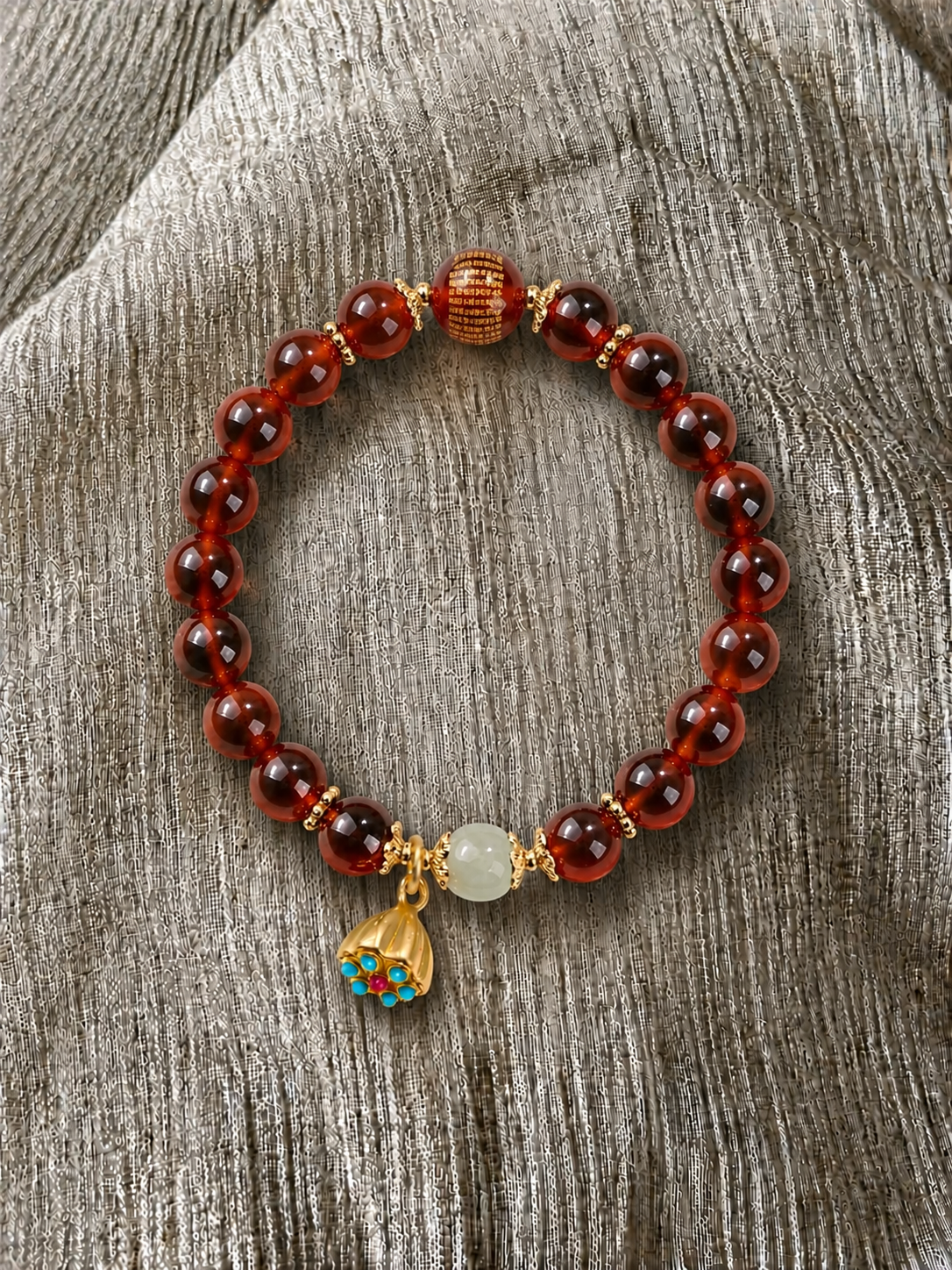 Digital Detox Mindfulness Bracelet – Crystal Bead Wellness Jewelry for Focus, Calm & Emotional Balance