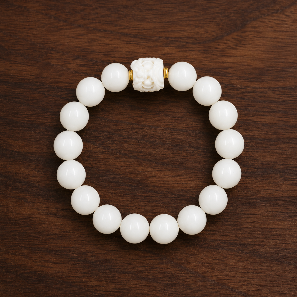 Stillora Bodhi Seed Mindfulness Bracelet — Handcrafted Natural Bead Bracelet